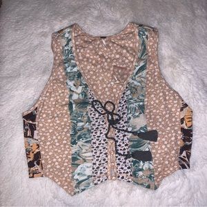 NEW: Free People Vintage Patchwork Tank Top in Small